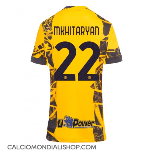 Maglie da calcio Inter Milan Henrikh Mkhitaryan #22 Terza Maglia Femminile 2024-25 Manica Corta